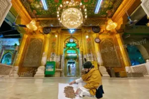 Dargah Sharif in Ajmer entrance with visitors coming for ziyarat