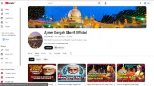 Ajmer dargah youtube live ziyarat video peaceful scene.